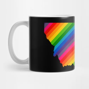 USA States: Montana (rainbow) Mug